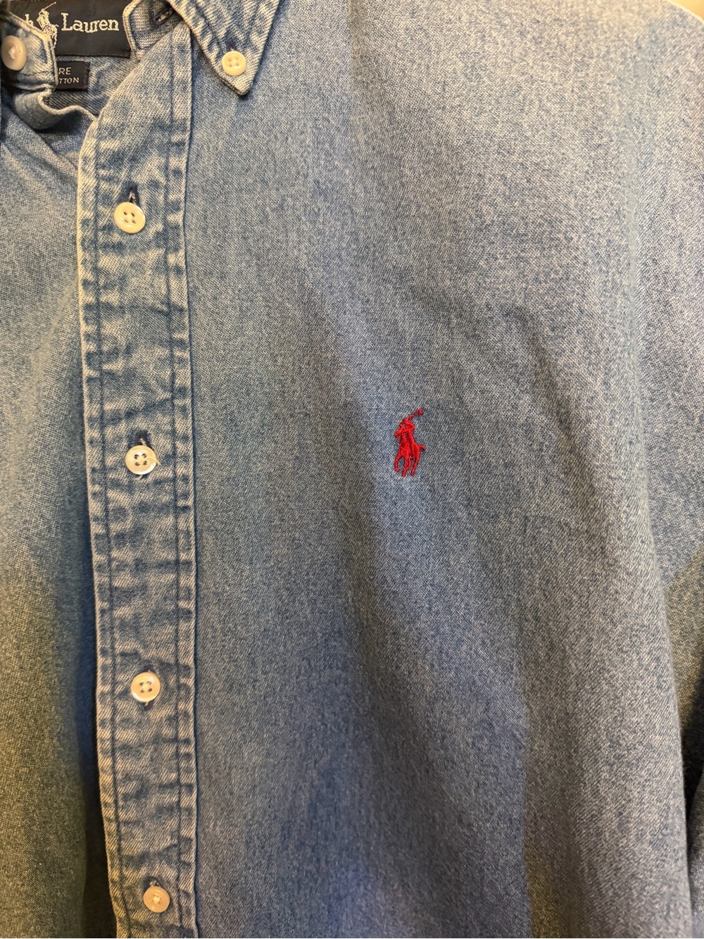 Vintage Ralph Lauren Blaire Denim Shirt - Picture 2 of 4